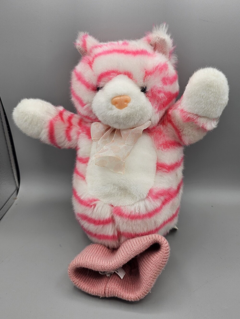 Pink Cat Golf Club Cover Kitty Striped Heart Bow Plush Girly Tabby Meow Creative